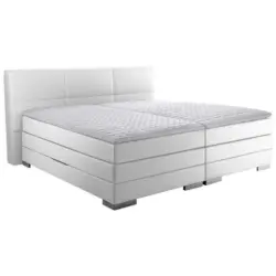 Boxspringbett 180/200 cm in Weiß