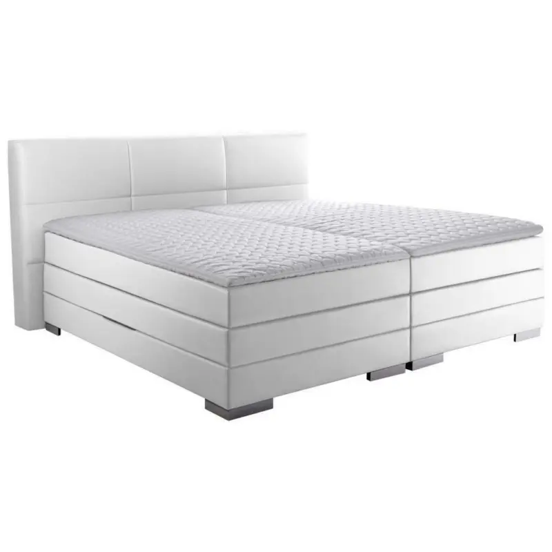 Boxspringbett 180/200 cm in Weiß