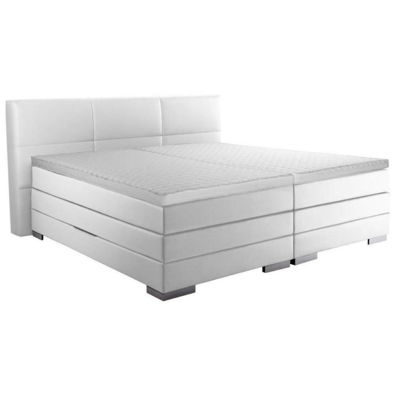 Boxspringbett 180/200 cm in Weiß