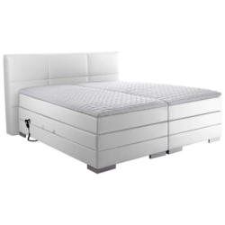 Boxspringbett 160/200 cm in Weiß