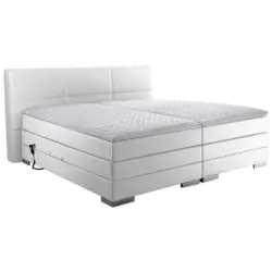 Boxspringbett 180/200 cm in Weiß