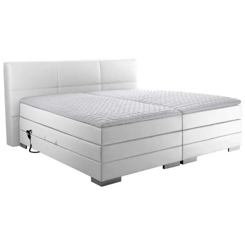 Boxspringbett 180/200 cm in Weiß