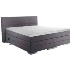 Boxspringbett 160/200 cm in Grau