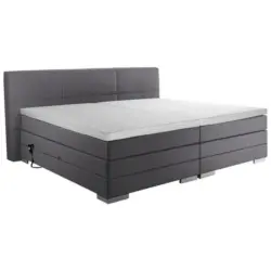 Boxspringbett 200/200 cm in Grau