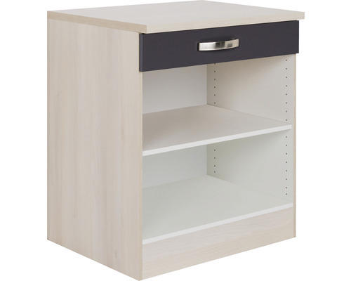 Unterschrank Optifit Porto UR606-7+ anthrazit 60x84,80x60 cm mit Lade