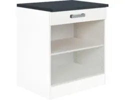 Unterschrank Optifit Salo UR606-7+ weiß 60x84,80x60 cm mit Lade