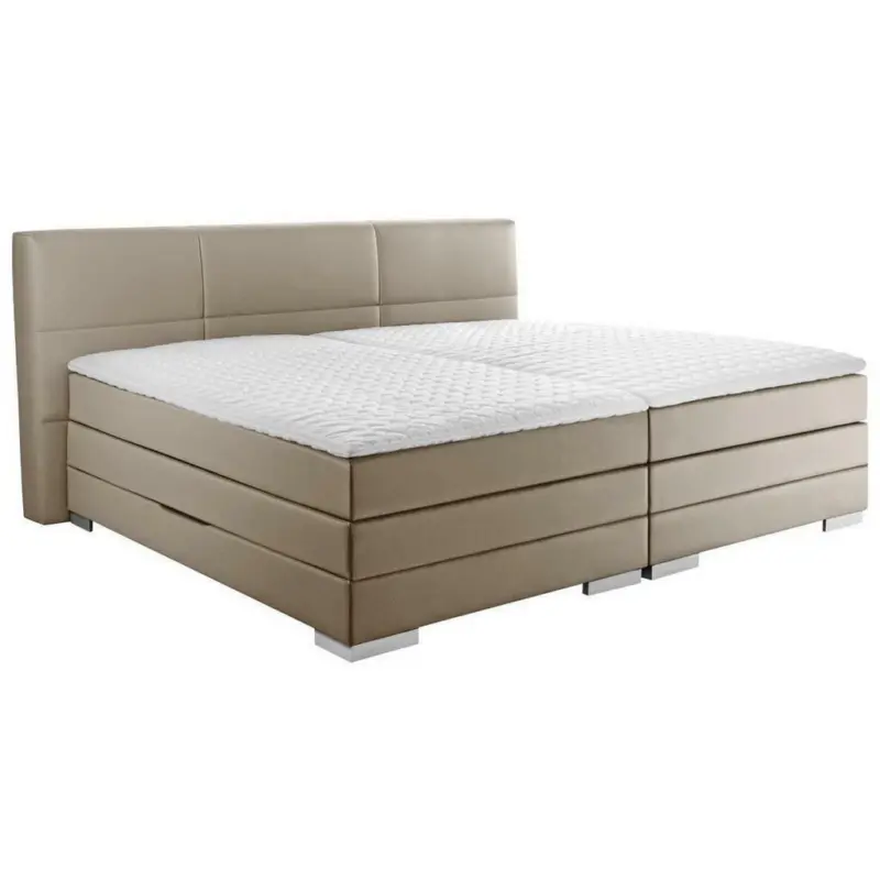 Boxspringbett 200/200 cm in Schlammfarben