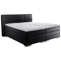 Boxspringbett 160/200 cm in Schwarz