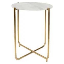 Beistelltisch in Stein 45/45/54 cm