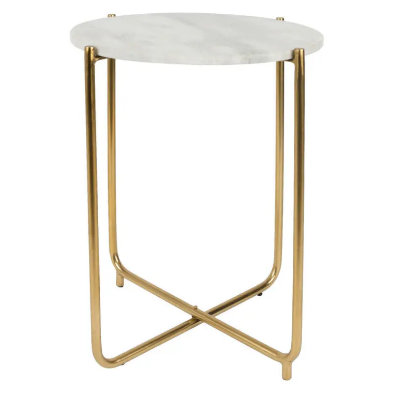 Beistelltisch in Stein 45/45/54 cm