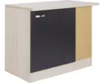 Hornbach Eckunterschrank Optifit Porto UEL106-7+ anthrazit 100x84,80x60 cm mit Drehtür