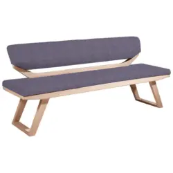 Sitzbank 190/81/56 cm in Lila