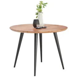 Esstisch in Holz, Metall 106/106/76 cm