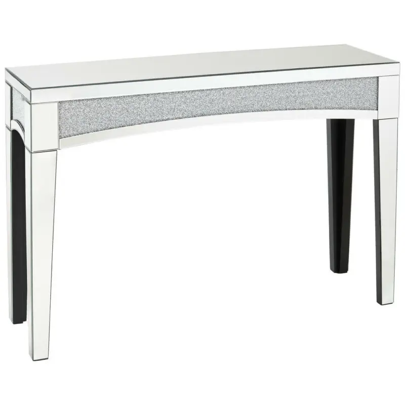 Konsolentisch in Glas, Holzwerkstoff 120,5/35,5/81 cm