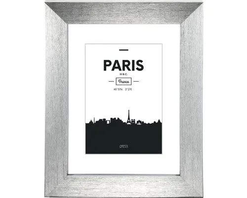 Bilderrahmen Kunststoff Paris Silber 20x30 cm
