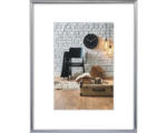 Hornbach Kunststoffrahmen Sevilla Polystyrol silber matt 40x50 cm