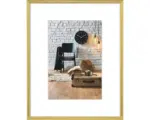 Hornbach Bilderrahmen Kunststoff Sevilla Gold-matt 13x18 cm