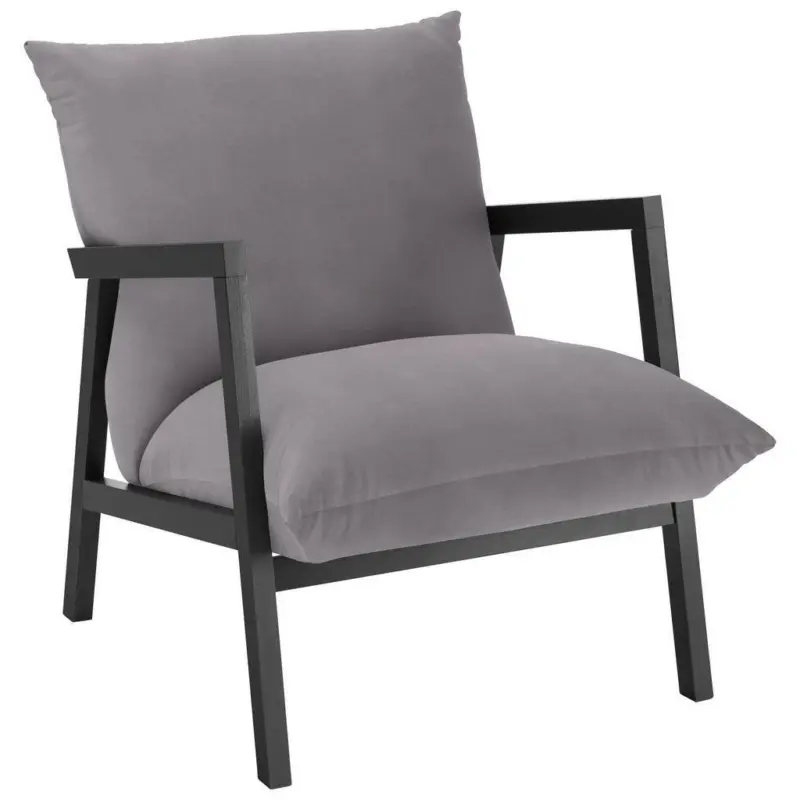 Sessel in Mikrofaser Grau