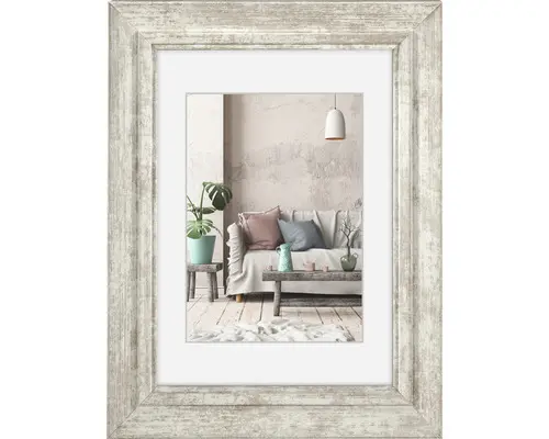 Bilderrahmen Kunststoff Cozy Antik-Wei.30x40 cm
