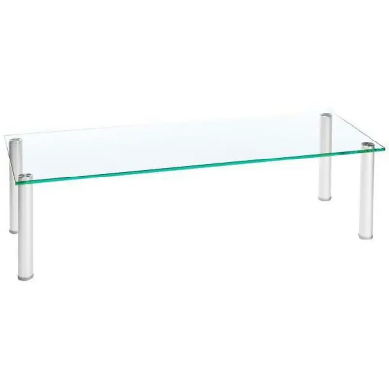 Tv-Aufsatz in Klar, Silberfarben