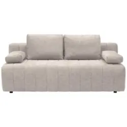 Schlafsofa in Flachgewebe Naturfarben