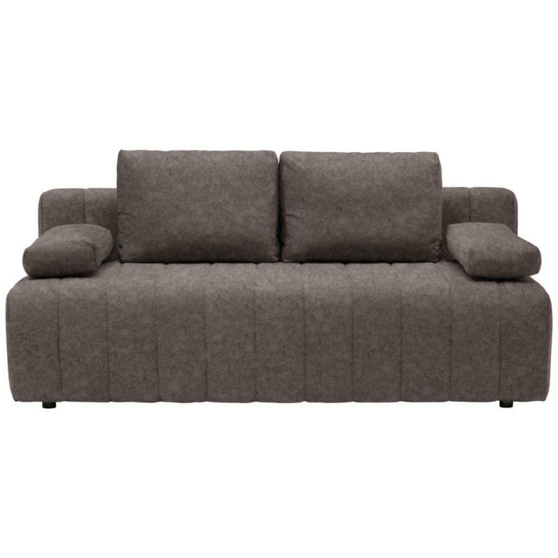 Schlafsofa in Flachgewebe Braun