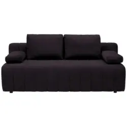 Schlafsofa in Flachgewebe Dunkelbraun