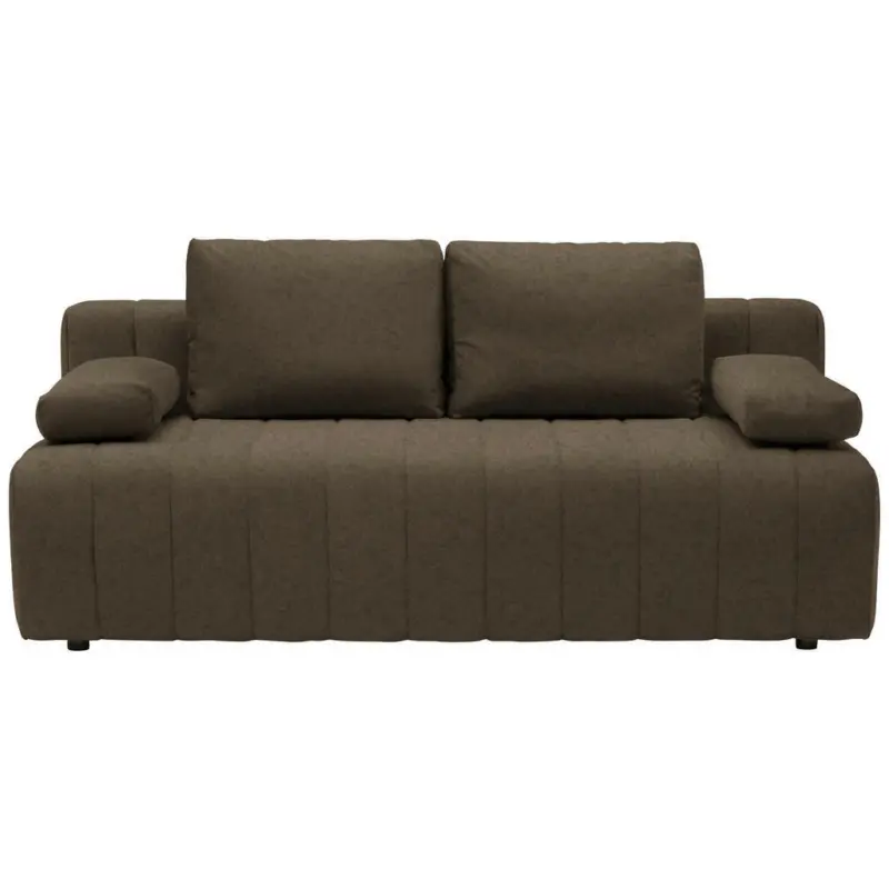 Schlafsofa in Flachgewebe Dunkelgrün