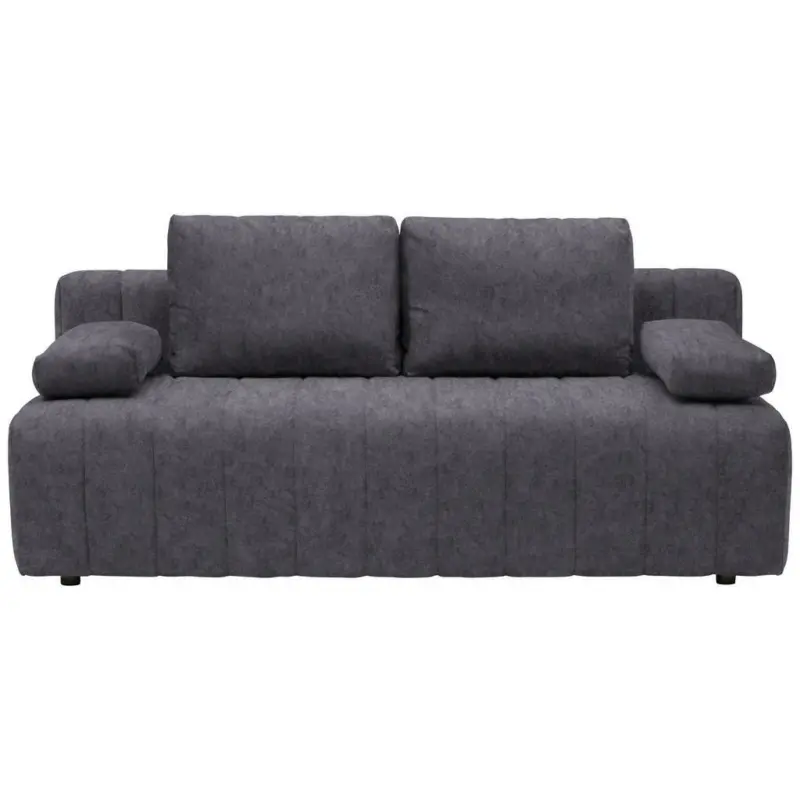Schlafsofa in Flachgewebe Dunkelgrau
