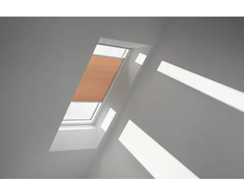 Velux Wabenplissee apricot uni manuell FHC MK10 1049SWL