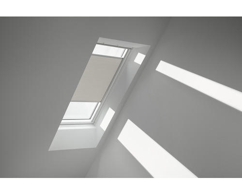 Velux Wabenplissee lichtgrau uni manuell FHC FK04 1172S