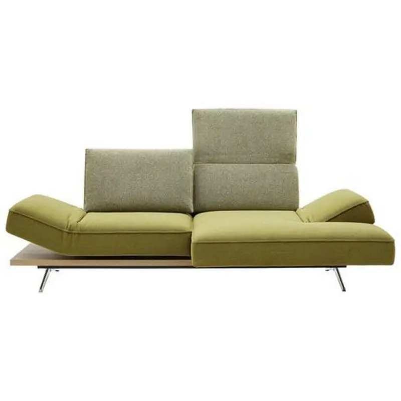 Ecksofa in Flachgewebe Limette