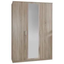 Drehtürenschrank in Eichefarben