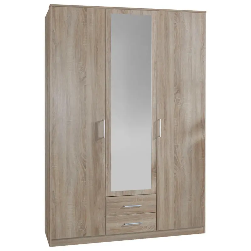 Drehtürenschrank in Eichefarben