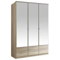 Drehtürenschrank in Eichefarben