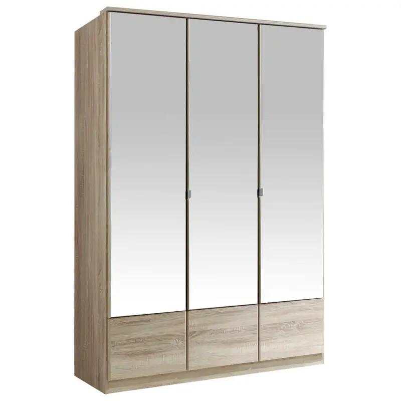 Drehtürenschrank in Eichefarben