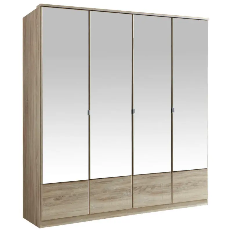 Drehtürenschrank in Eichefarben