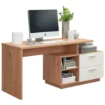 XXXLutz Lauterach - Ihr Möbelhaus bei Bregenz Schreibtisch 166/65/75 cm in Weiß, Eiche Artisan