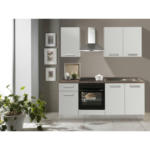 XXXLutz Wels - Ihr Möbelhaus in Wels Küchenblock 195 cm in Grau, Weiß