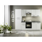 XXXLutz Wels - Ihr Möbelhaus in Wels Küchenblock 250 cm in Grau, Weiß