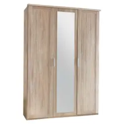 Drehtürenschrank in Eichefarben