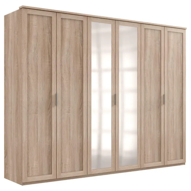 Drehtürenschrank in Eichefarben