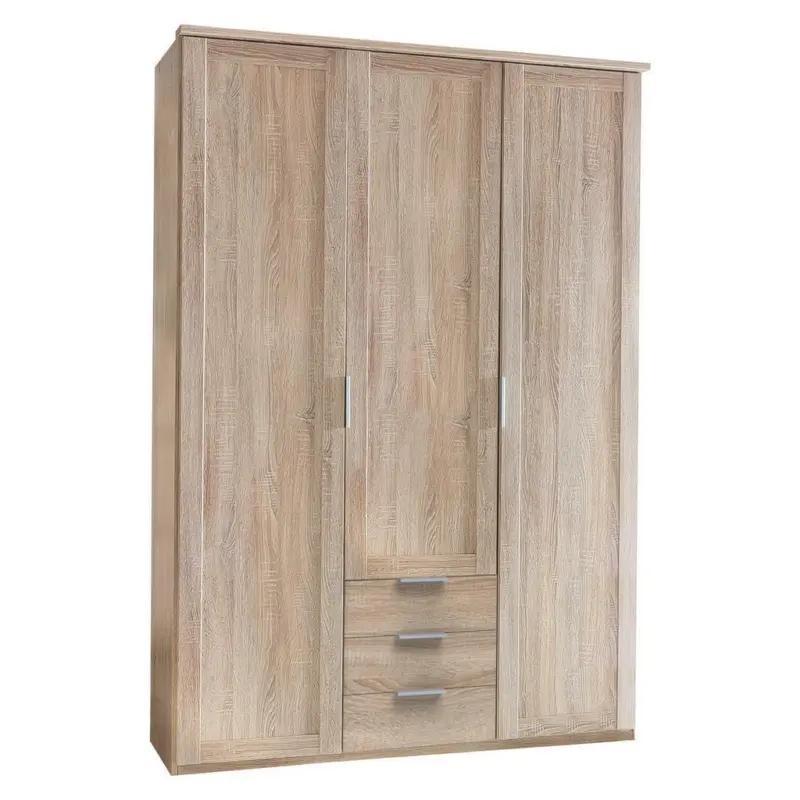 Drehtürenschrank in Eichefarben