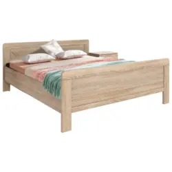 Bett 180/200 cm in Eichefarben