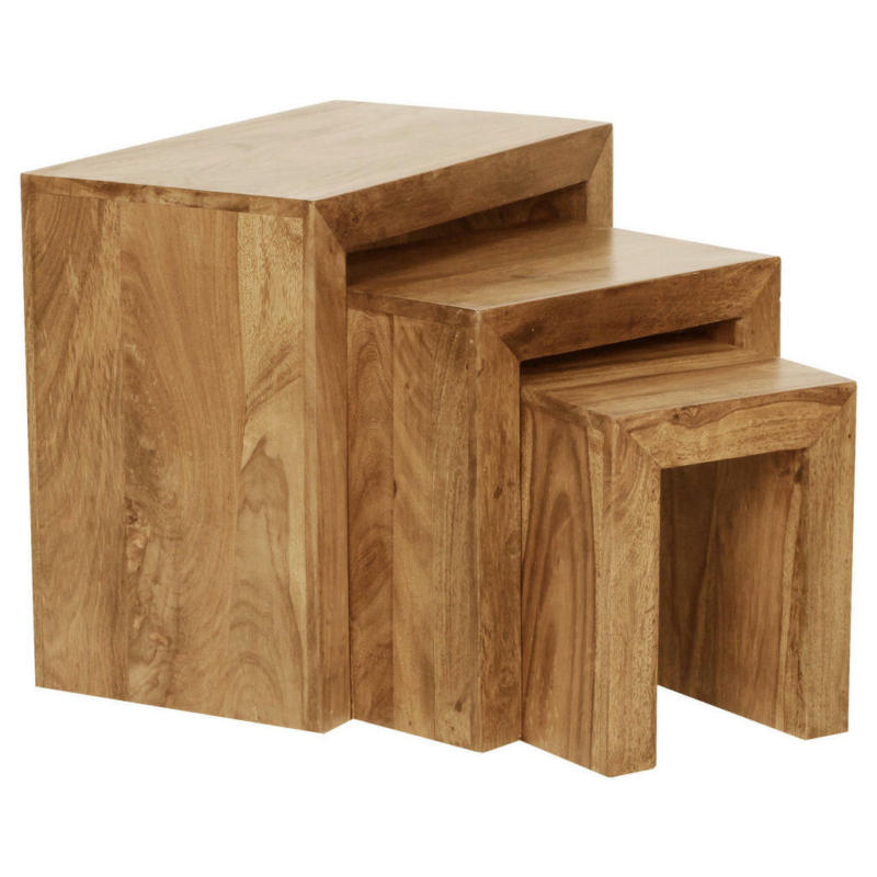 Satztisch in Holz 50/30/45 cm