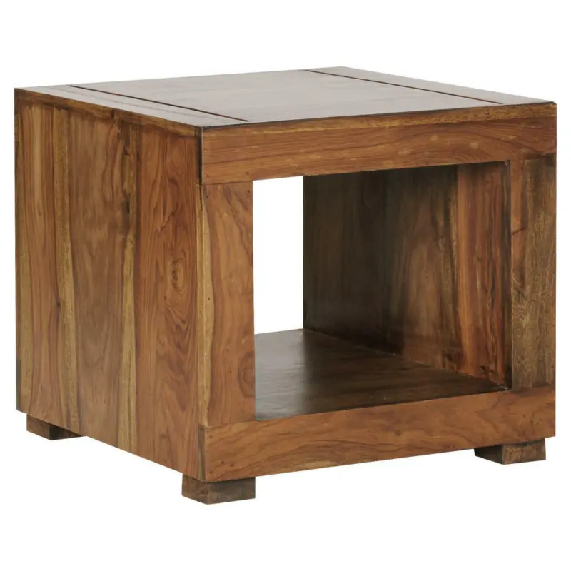 Couchtisch in Holz 50/50/45 cm