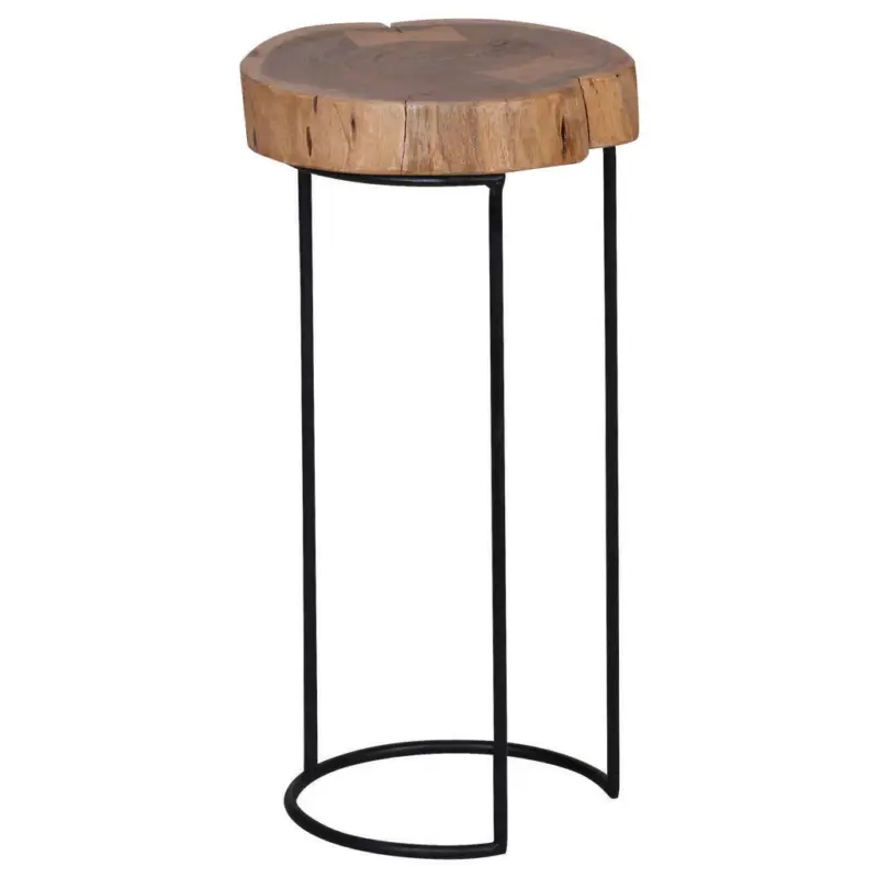 Beistelltisch in Holz 28/28/55 cm