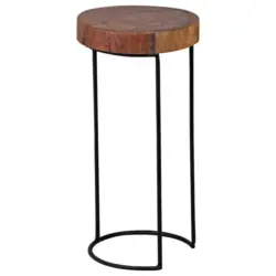 Beistelltisch in Holz 28/28/55 cm