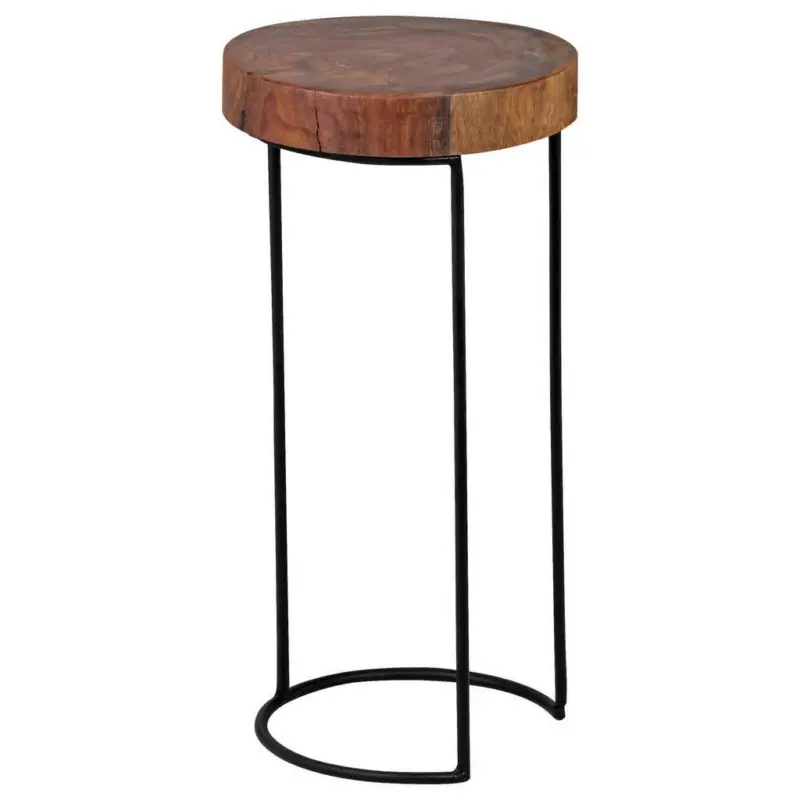 Beistelltisch in Holz 28/28/55 cm