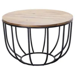 Couchtisch in Holz 60/60/39 cm